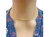 22ct Yellow Gold Foxtail Dragon Chain Necklace 16''inches 1.5mm Width 