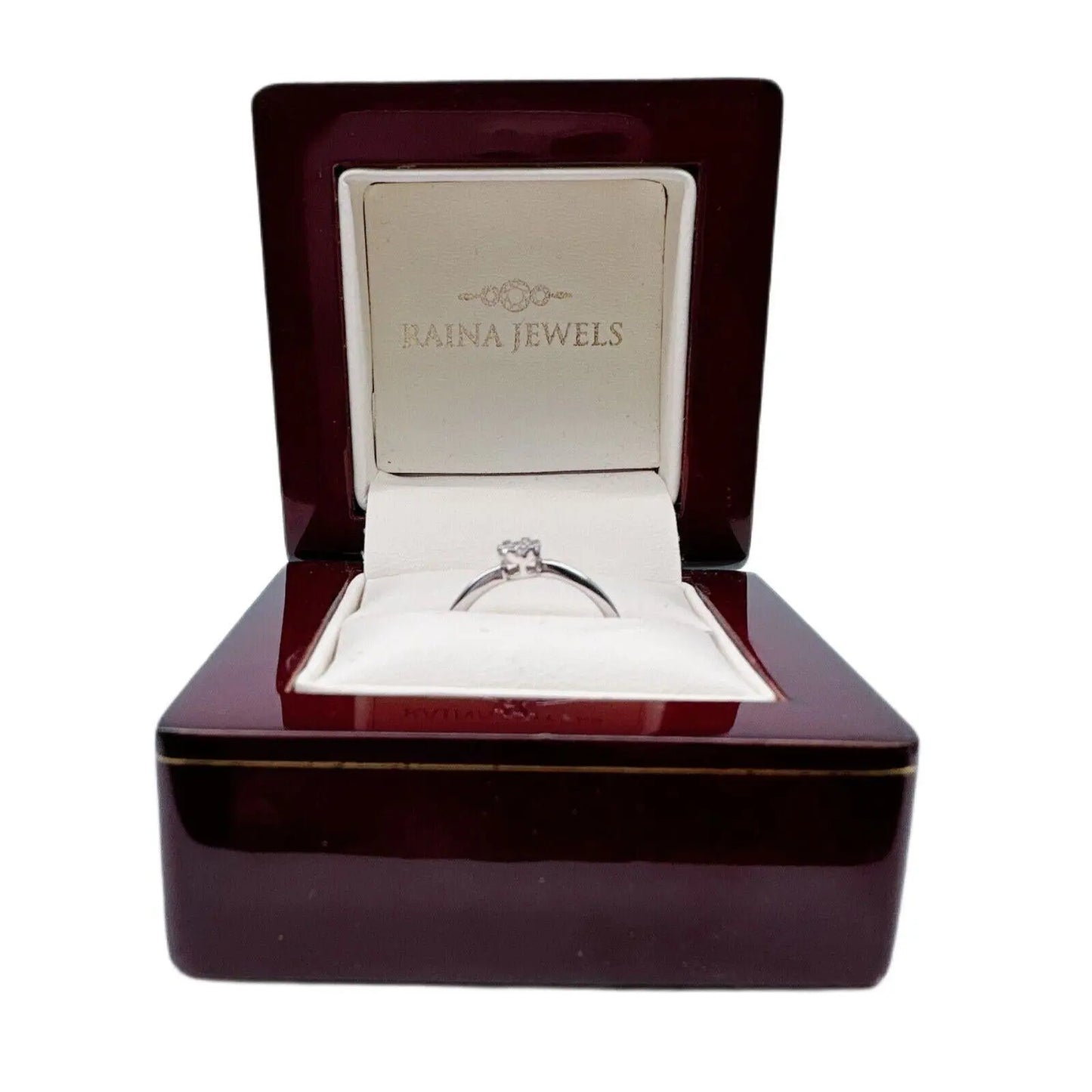 18ct White Gold  Seven Round Diamond Cluster Ring GSI¬† Other